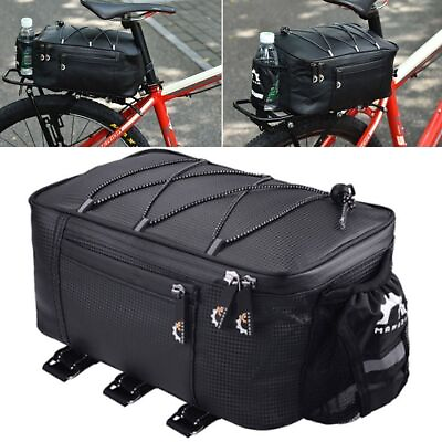 #ad Bicycle Rear Rack Seat Bag Bike Cycling Storage Pouch Trunk Pannier Waterproof $14.99