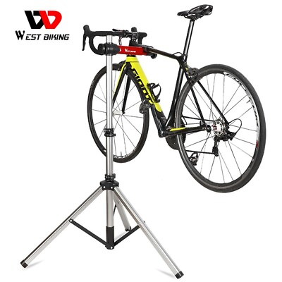 #ad WEST BIKING Bike Repair Stand Aluminum Bicycle Maintenance Workstand with Tray $84.58
