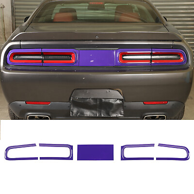 #ad Rear Taillight Light Cover Trim Kit for Dodge Challenger 15 Purple Accessories $40.38