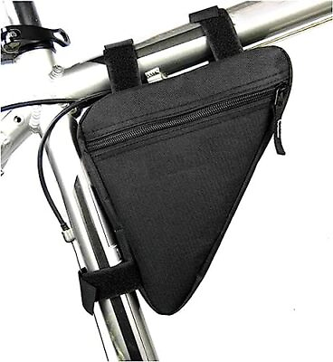 #ad #ad Bike Bag Bicycle Frame Storage Bag Bike Triangle Pouch Bike Saddle Bag Bi... $19.64