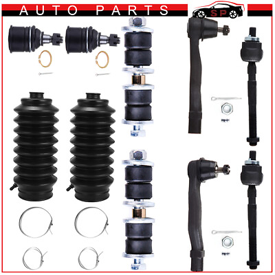 #ad 10 Pcs Fit For 1992 1997 Honda Rack and Pinion Bellow amp; Ball Joints amp; Tie Rods $52.39