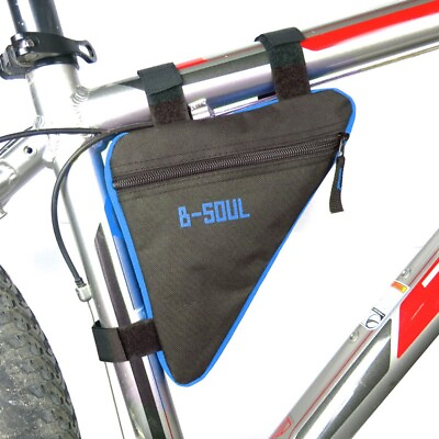 #ad For MTB Bike Bike Bag Triangle Bag Bike Accessories Front Bags Large Capacity $10.81