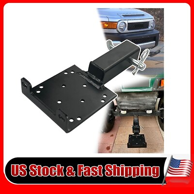 PPPPP Universal Trailer Hitch Winch Mounting Plate with 2#x27;#x27; Receiver $38.99