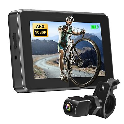 #ad #ad PARKVISION Bike Mirror1080P AHD Bicycle Rear View Camera with Bracket DIY Bike $98.16