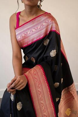 Saree Wedding Indian Party Wear Pakistani Designer: Banarasi Soft SilK Sari $32.55