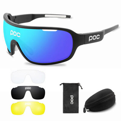 Cycling Sunglasses Sports MTB Bike Glasses UV400 Bicycle Eyewear Breathable $19.99