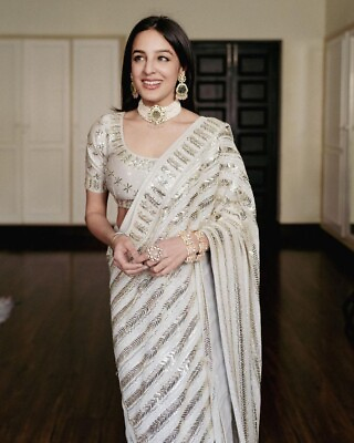 BOLLYWOOD DESIGNER SAREE BLOUSE INDIAN PAKISTANI WEDDING PARTY WEAR SARI BLOUSE $40.84