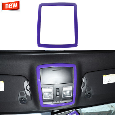 #ad Front Reading Lamp Light Trim for Dodge Challenger 2010 2022 Purple Accessories $26.99