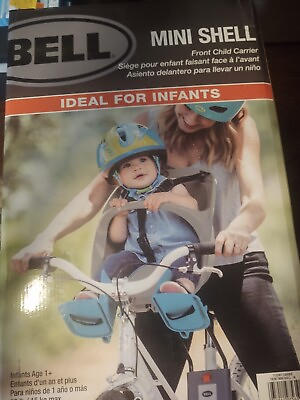 #ad Bell Sports Mini Shell Front Bike Child Carrier Gray New $44.99