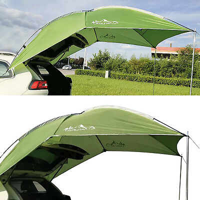 #ad Car Tailgate Awning Rooftop Tent Sun Shade SUV Awning Canopy Camping 9.18x6.2ft $43.89