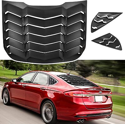 Rear and Side Window Louvers Cover Sun Shade Vent For 2013 2020 Ford Fusion $192.99