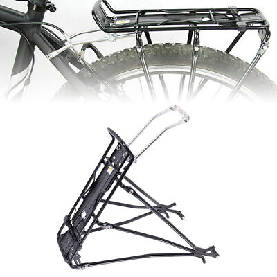 #ad Bicycle Rear Rack Bracket Seat Luggage Carrier Shelf Post MTB Bike Mount Pannier $43.85