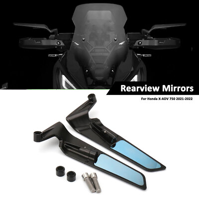 #ad New Motorcycle For Honda X ADV750 2021 2022 Rearview Mirrors Side Mirrors $139.39