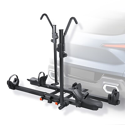 #ad 2 EBike Rack 2quot; Hitch Heavy Duty Mounted Carrier Bike Racks Platform for SUV Car $249.99