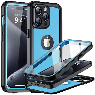 #ad Waterproof Case For iPhone 15 14 Pro Max 15 Plus Shockproof Tough Full Cover $16.99