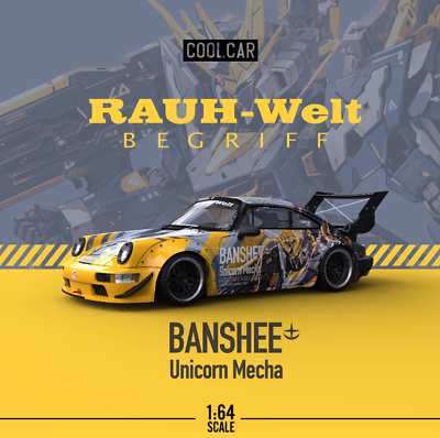 #ad #ad Cool car1:64 TM Porsche RWB 964 BANSHEE mecha painted alloy car model. $28.99