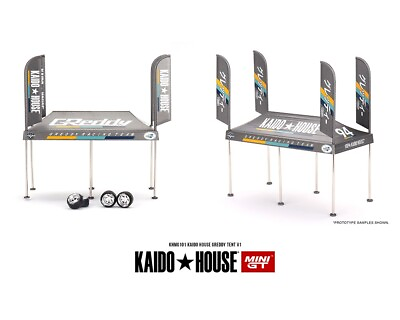 #ad Kaido House x Mini GT Kaido House GREDDY Tent V1 KHMG101 1 64 $8.99