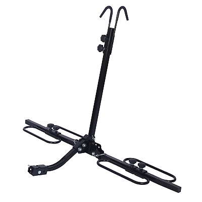 #ad Bike Carrier Platform Hitch Rack Fits 2 Bicycles Foldable Receiver $114.99