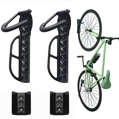 #ad Bike Rack for Garage with Tire TrayWall Mount Bicycles 2 Pack Storage System... $41.39