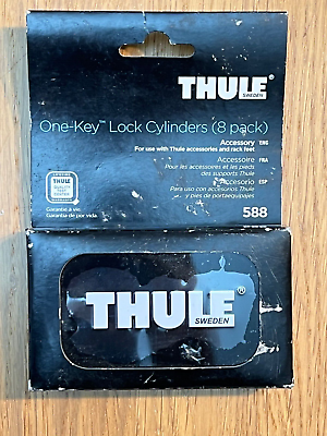 #ad THULE One Key Lock Cylinder Kit: EIGHT cores TWO keys New In Box Core #170 $89.99