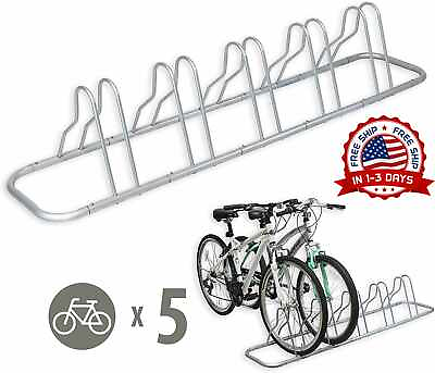 #ad Bicycle Floor Adjustable Parking Stand Storage Garage Rack Bike Holder For Home $109.99
