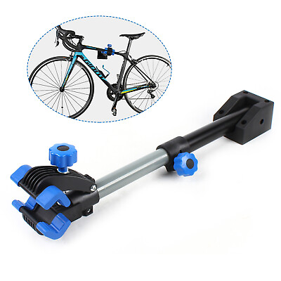 #ad Foldable Bike Repair Stand Wall Mount Bicycle Maintenance Rack Adjustable Clamp $27.56