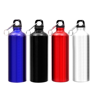 #ad 750ml Aluminium Alloy Outdoor Camping Bicycle Exercise Sport Water Bottle Cup $10.92