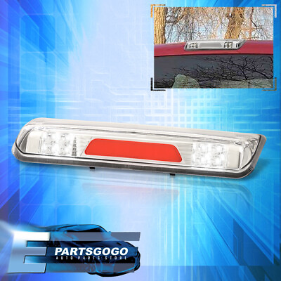#ad For 04 08 Ford F150 Lobo Mark LT LED Chrome 3RD Third Brake Light Tail Stop Lamp $13.99