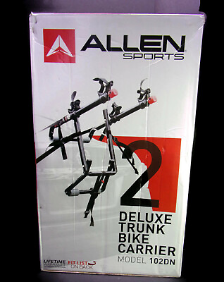 #ad #ad Allen Sports Deluxe 2 Bike Trunk Mount Rack Carrier 102DN SEE COMPATIBILITY $29.99