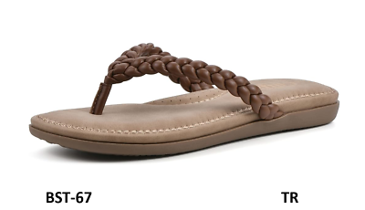#ad CLIFFS BY WHITE MOUNTAIN Women#x27;s Freedom Flip Flop Sandal Brown Smooth 6.5 M $25.09