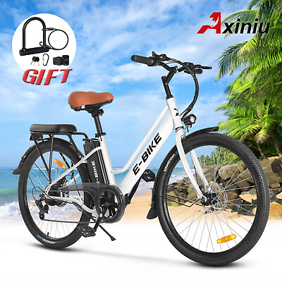 #ad #ad 26quot; E Bikes for Adults 750W Motor Electric Bike Commuter City ebike w U Lock $499.99