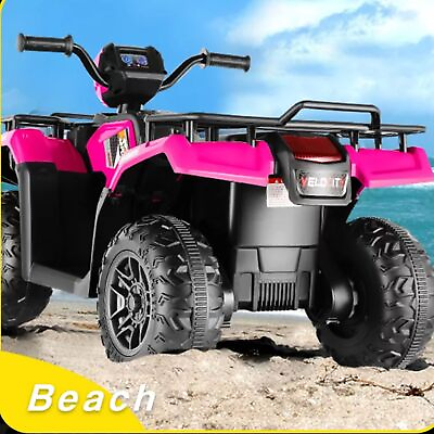 #ad #ad 12V Kids Ride On Electric ATV 4 Wheeler Quad Car Toy with Remote LED MP3 Music $117.99