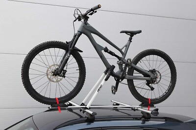 Lightweight Aluminium Practical Bike Roof Rack Crossbars Car Carrier Fork $139.15