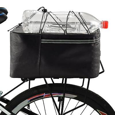 #ad Bike Panniers Bike Trunk Bag Rear Bike Rack Bag for Travel Accessories Bag $18.78