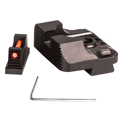 Tactical .215 Frontamp;Rear Fiber Optic Sight Set for Glock Gun Accessories Hunting $10.99