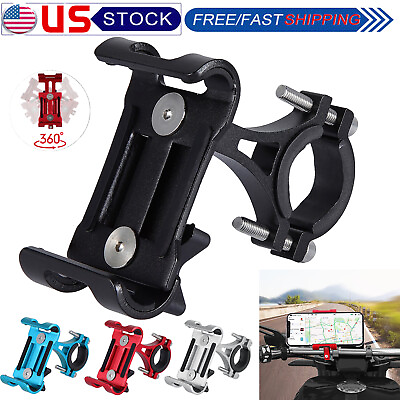 #ad Aluminium Alloy Mobile Phone Holder Stands For Bicycle Motorcycle Metal Mountain $7.57