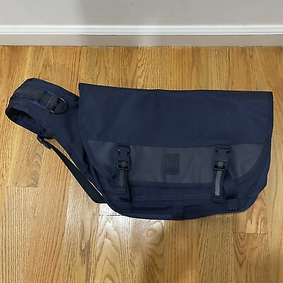 #ad Chrome Industries Navy Blue Messenger Bag 20quot; x 14quot; $95.99