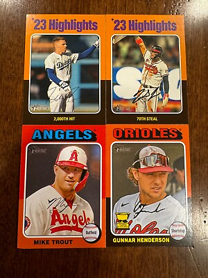 #ad 2024 Topps Heritage SP#x27;s #1 100407 Complete Your Set You Pick $2.99