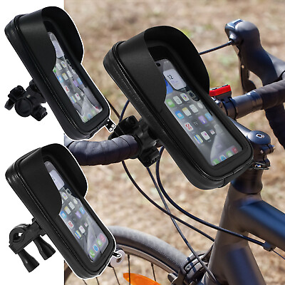 #ad Waterproof Bike Phone Holder Bag 360° Rotatable Bike Handlebar Bag Touch bettq $14.15