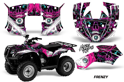 #ad #ad ATV Decal Graphics Kit Quad For Honda Recon 2005 2018 Frenzy PUR $169.95