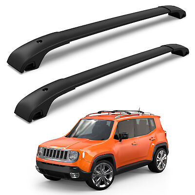 #ad #ad Set 2 Luggage Carrier Roof Rack Cross Bar For 2015 2019 Jeep Renegade $43.99