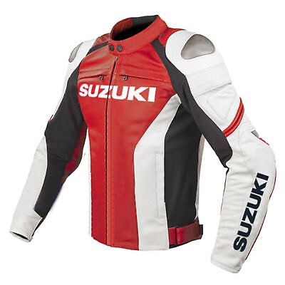 #ad #ad Leather Biker Racing Sports Motorcycle Protective Suzuki GSXR Motorbike Jackets $149.00