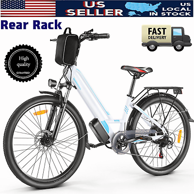 #ad 26quot; Electric Bike for Adult500W Mountain Bicycle Shimano 21Speed Commute EBikeamp; $488.99