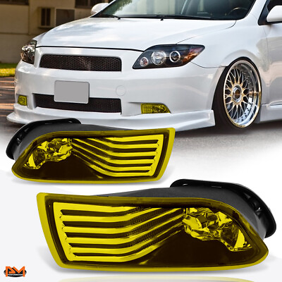 #ad For 05 10 Scion TC Amber Lens Front Bumper Driving Fog Light LampSwitch Pair $39.89