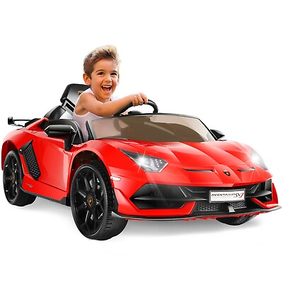 #ad #ad Lamborghini Licensed Ride on Car for Kids 12V Electric Toys with Remote Control $135.99
