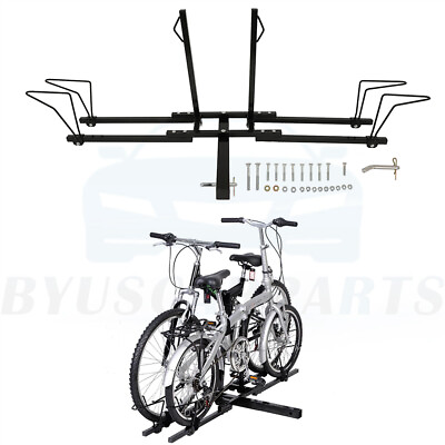 #ad #ad Steel Bike Rack Hitch 2 Bicycle Carrier Heavy Duty Mount Rack Truck SUV $62.99