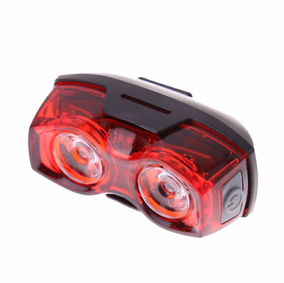 #ad Bike Taillight MTB Road Cycling Safety Warning Light 2LED Cat#x27;s Eye Rear Lamp $7.30
