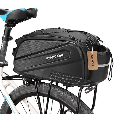 #ad Multifunctional Bicycle Rear Seat Bag Waterproof Cycling Bike Rack Trunk Bag $54.46