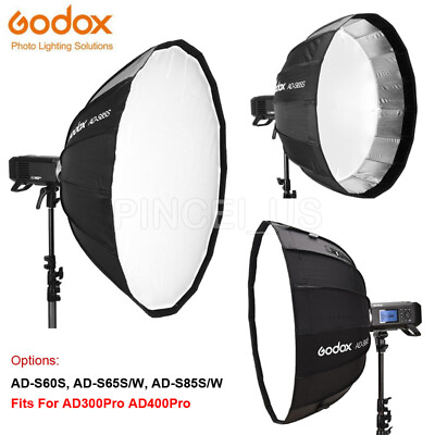 #ad Godox AD S60 AD S65 AD S85 w Honeycomb Grid Godox Mount For AD300Pro AD400Pro $56.05