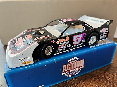 #ad Action Platinum Series 1 24 Scale #5 Ronnie Johnson Dirt Late Model Race Car $29.99